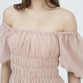 SIXDO G-Stripe Orange Dress for Women